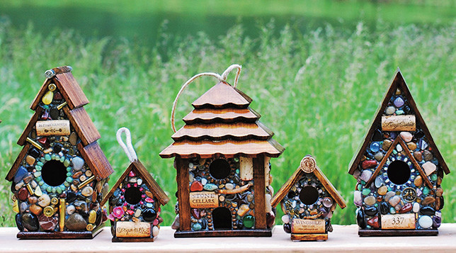 casas pajaros arbol