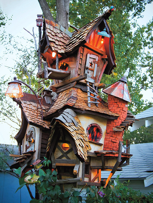 casas pajaros fantásticas