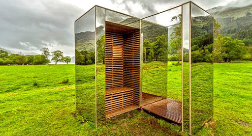 Mirador invisible en Escocia
