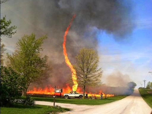 Firenado, tornados de fuego
